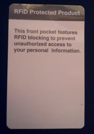 RFID Protected Product