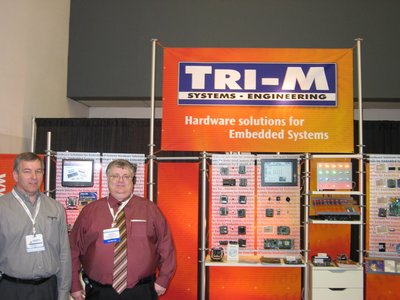 Tri-M booth at the Embedded Systems Conference